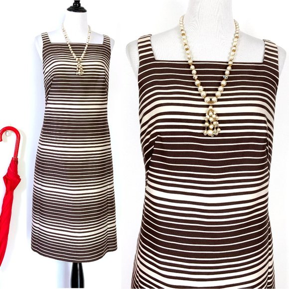 Akris Punto Dresses & Skirts - New Akris Punto Striped Sleeveles Shift Dress 12